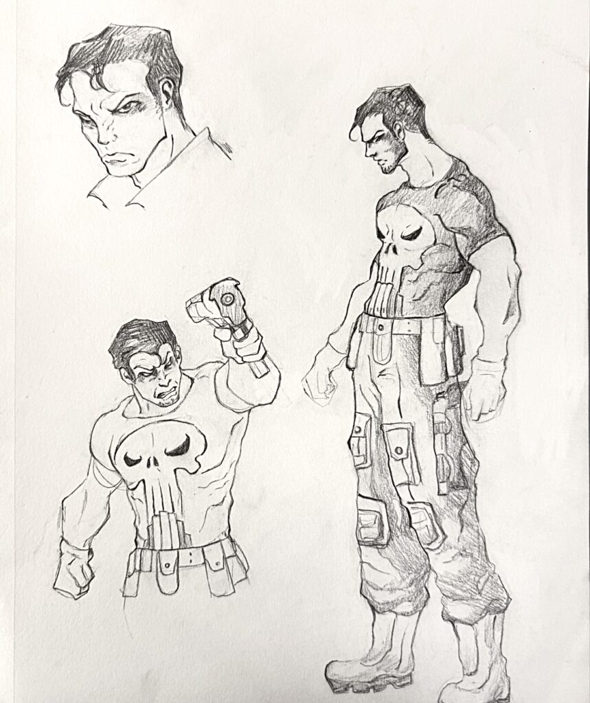 Punisher character planning Sheet