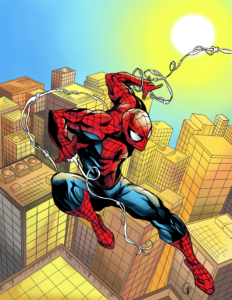 Spider Man City Scape